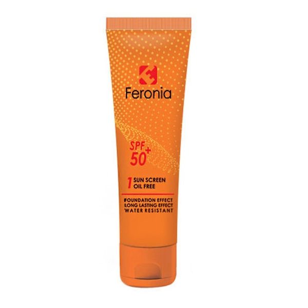 کرم ضد آفتاب رنگی فاقد چربی SPF 50 فرونیا