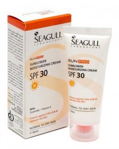 کرم ضد آفتاب و مرطوب کننده SPF30 سی گل مناسب پوست خشک