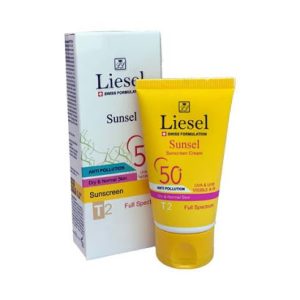 کرم ضد آفتاب رنگی پوست خشک و نرمال SPF50 لایسل