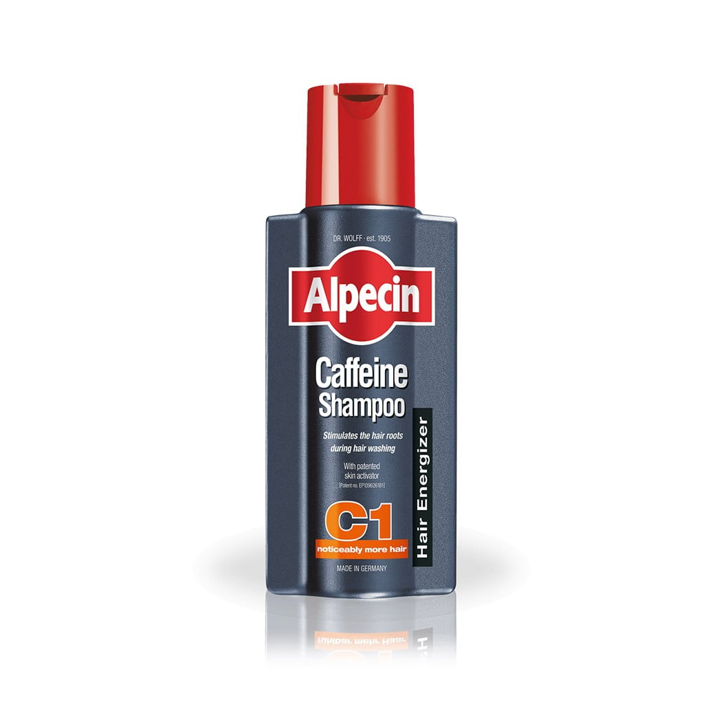 شامپو کافئین C1 آلپسین مخصوص ریزش مو در آقایان