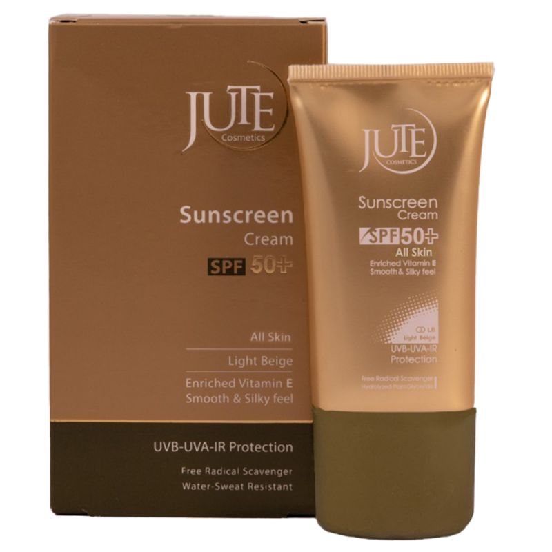 کرم ضد آفتاب رنگی SPF50 ژوت مناسب انواع پوست