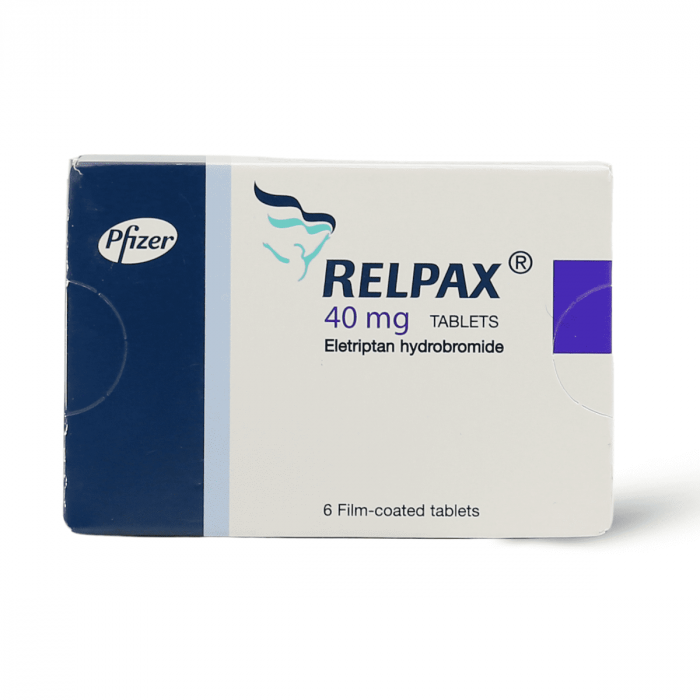 درمان میگرن با کمک رلپاکس RELPAX