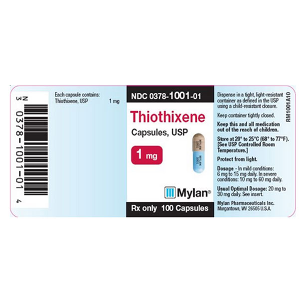 معرفی داروی تیوتیکسین Thiothixene