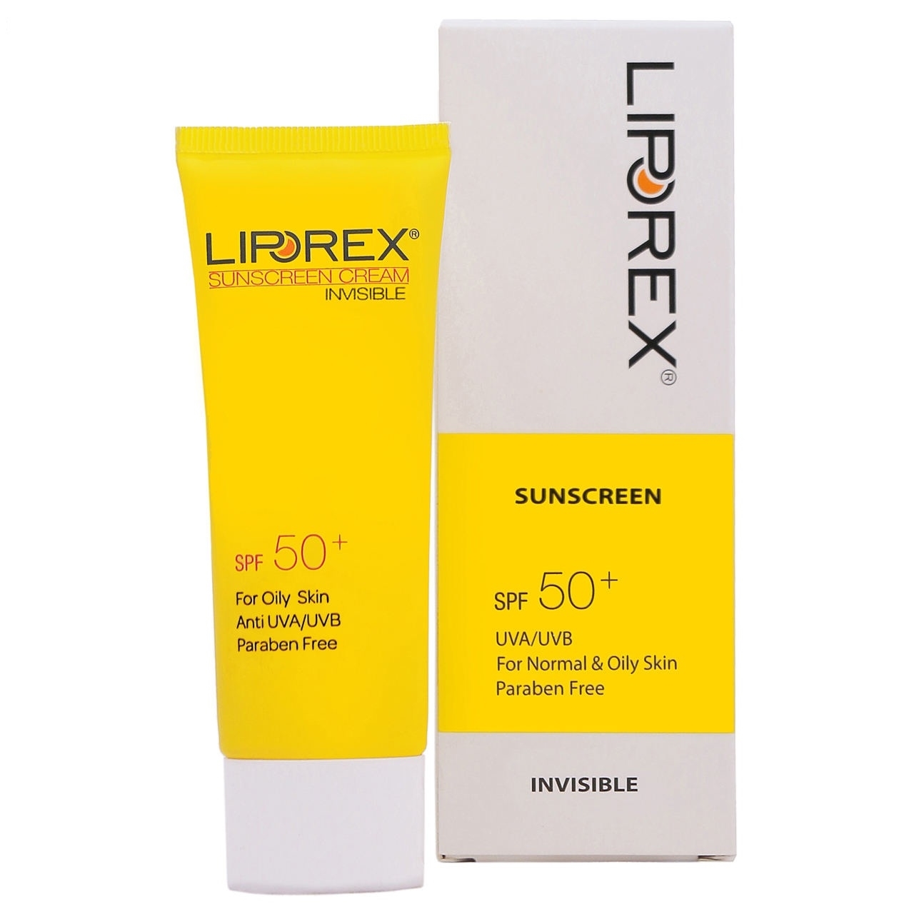 کرم ضد آفتاب بی رنگ لیپورکس برای پوست نرمال تا چرب +SPF 50