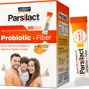 ساشه فیبر + پروبیوتیک پارسی لاکت با طعم پرتقال