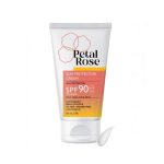 کرم ضد آفتاب رنگی SPF90 پوست چرب بژ روشن پتال رز